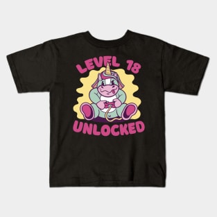 Unicorn Gamer Kids T-Shirt